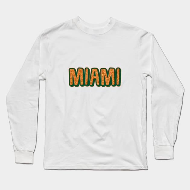 miami sparkles Long Sleeve T-Shirt by Rpadnis